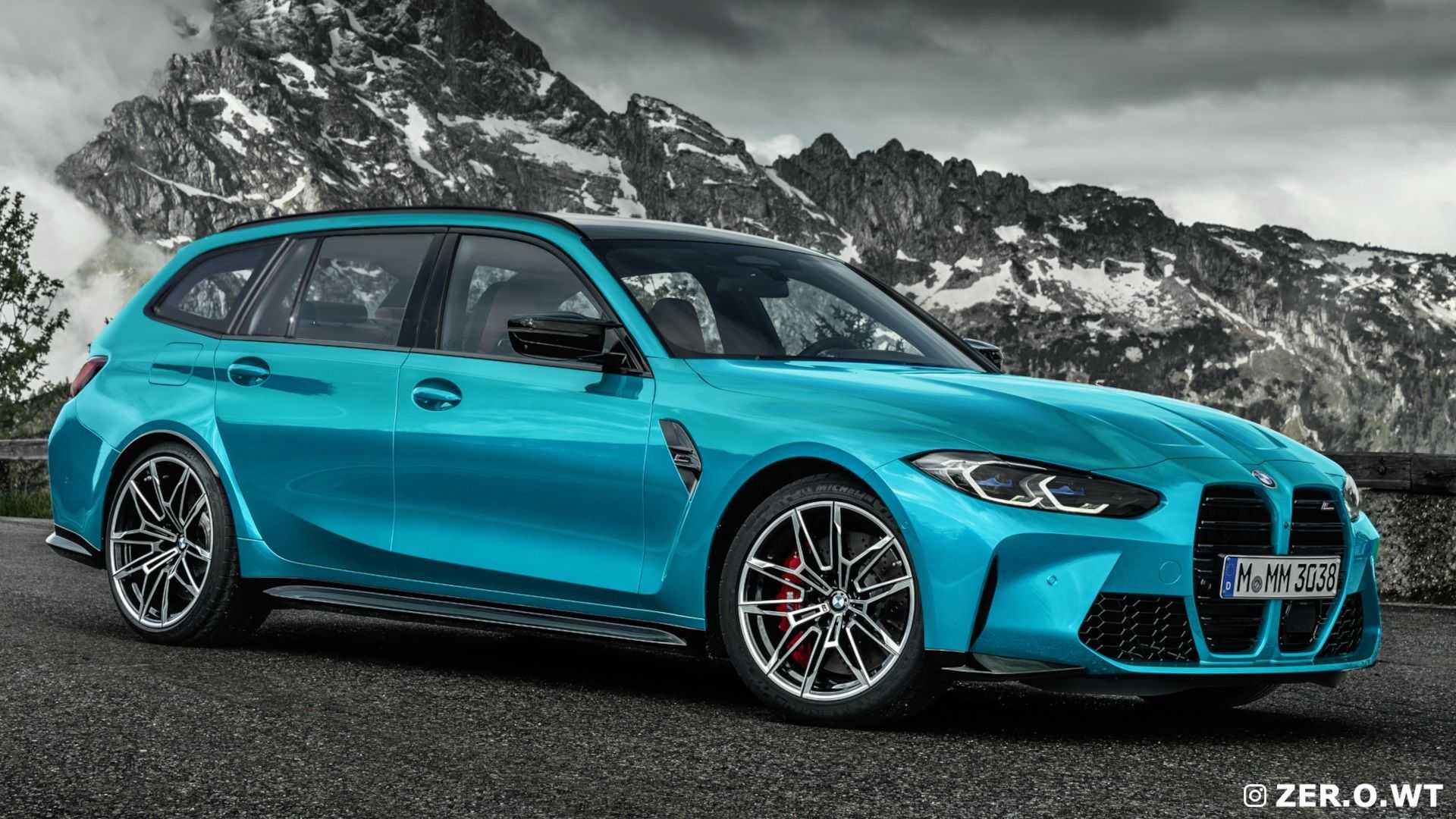2022 BMW M3 Touring Farklı Renkler de Hayal Edildi